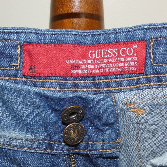 Guess Co. Distressed Bootcut Denim Jeans - Picture 3 of 7